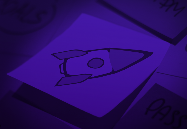 Ilustração de foguete simbolizando hub de vendas